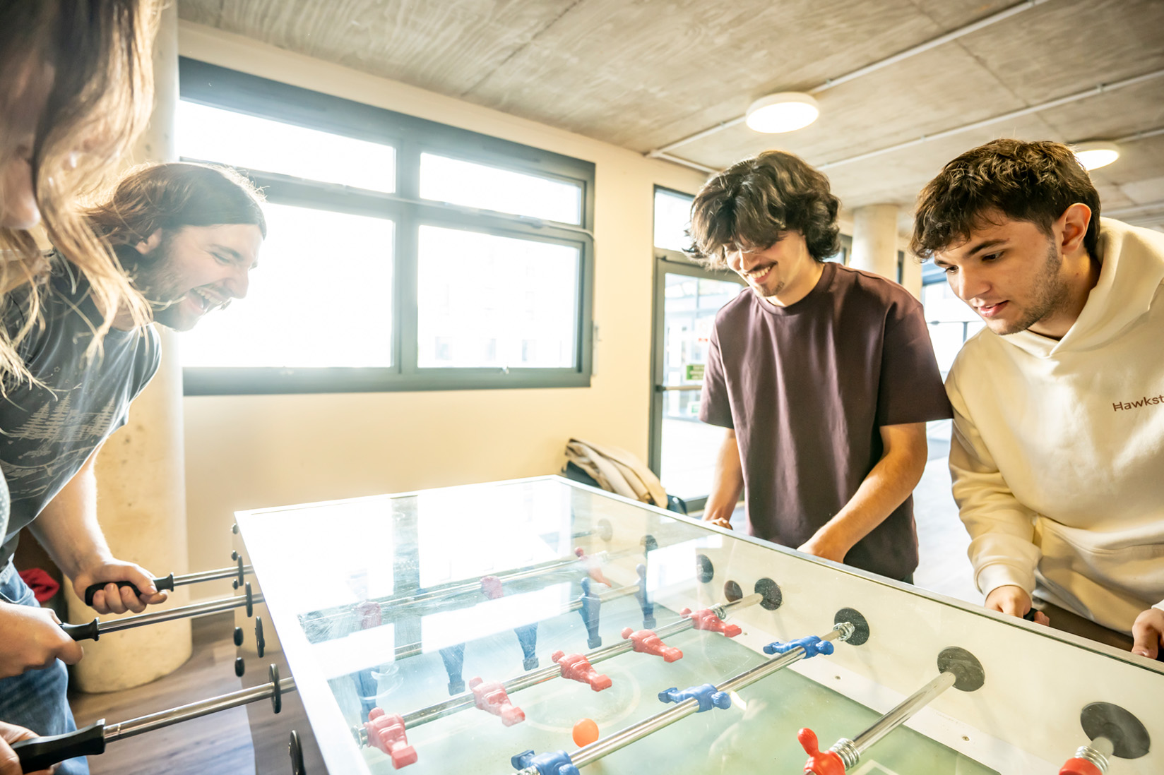 Prince Consort Village is fully equipped and specially designed for RCM students, with acoustically treated bedrooms allowing you to practise at home. Services include:

23 dedicated practice rooms available 24/7.
A film room
Open mic space
High speed Wi-Fi
Laundry
Reception
Gym
Bicycle storage
Indoor and outdoor communal spaces
